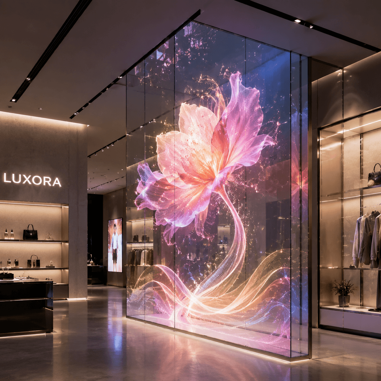 Adhesive Transparent LED Film — main